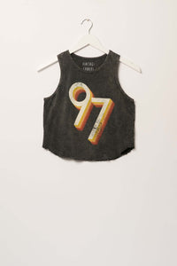 97 Vintage-Wash Lettuce-Edge Graphic Tank Top - ShopPromesa