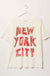 New York City Distressed Oversize Graphic Tee - ShopPromesa