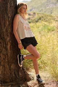 Yosemite National Park Raw-Edge Graphic Tank Top - ShopPromesa