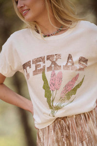 Texas Grown Vintage-Print Graphic Tee - ShopPromesa