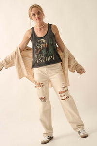 Desert Escape Vintage-Wash Graphic Tank Top - ShopPromesa