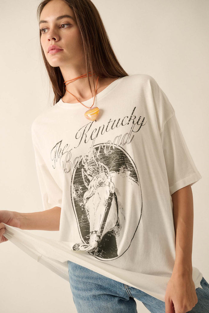 Kentucky Backroad Oversize Graphic Tee - ShopPromesa