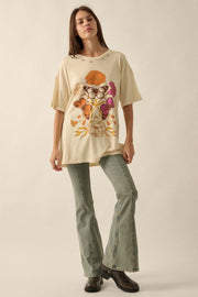 Butterfly Dreams Distressed Oversize Graphic Tee - ShopPromesa