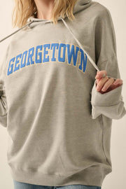 Georgetown Varsity Puff-Print Graphic Hoodie - ShopPromesa