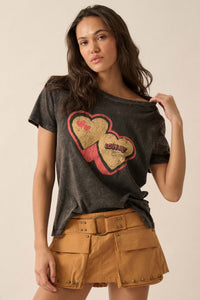 Love Me Vintage-Wash Graphic Tee - ShopPromesa