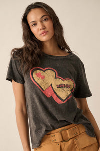 Love Me Vintage-Wash Graphic Tee - ShopPromesa