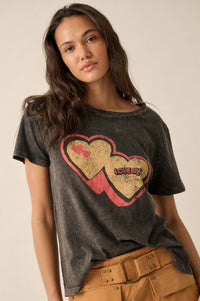 Love Me Vintage-Wash Graphic Tee - ShopPromesa