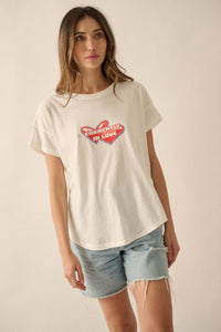 Currently In Love Garment Washed Graphic Tee - ShopPromesa