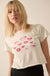 Lovely Lips Cropped Lettuce-Edge Graphic Baby Tee - ShopPromesa