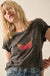 Wings of Love Vintage-Wash Graphic Tee - ShopPromesa