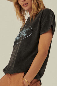 AC/DC Studded Logo Vintage-Wash Graphic Tee - ShopPromesa