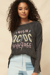 AC/DC High Voltage Long-Sleeve Graphic Tee - ShopPromesa