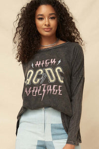 AC/DC High Voltage Long-Sleeve Graphic Tee - ShopPromesa