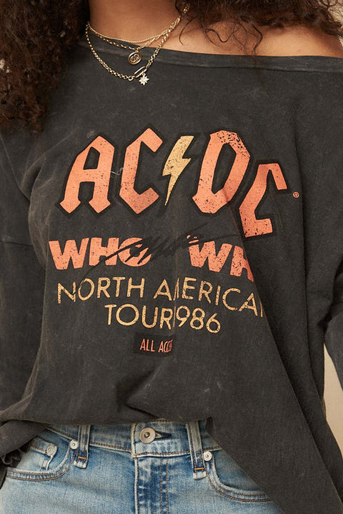 AC/DC Who Made Who Long-Sleeve Graphic Tee - ShopPromesa