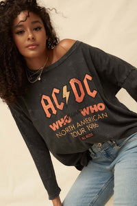 AC/DC Who Made Who Long-Sleeve Graphic Tee - ShopPromesa