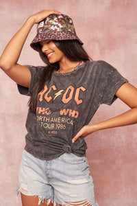 AC/DC Who Made Who Vintage-Wash Graphic Tee - ShopPromesa