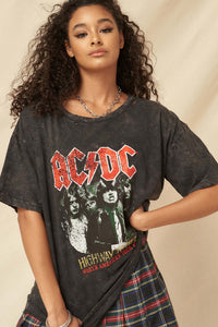 AC/DC Highway to Hell Distressed Graphic Tee - ShopPromesa