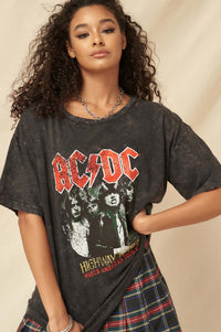 AC/DC Highway to Hell Distressed Graphic Tee - ShopPromesa