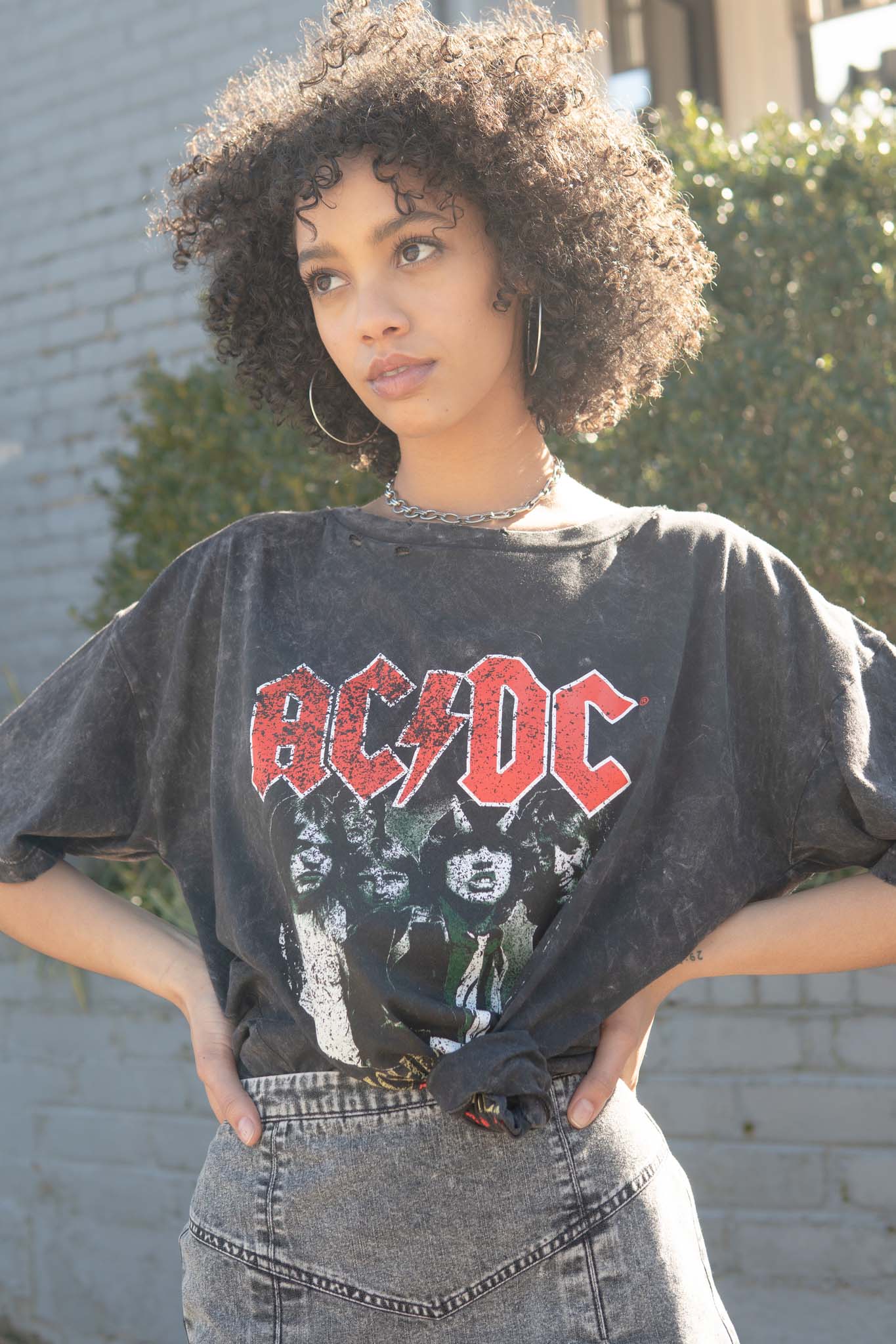 AC/DC Highway to Hell Distressed Graphic Tee - ShopPromesa