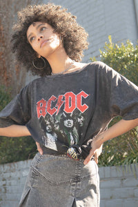 AC/DC Highway to Hell Distressed Graphic Tee - ShopPromesa