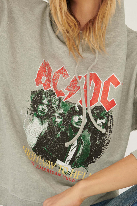 AC/DC Highway to Hell Vintage-Print Hoodie - ShopPromesa