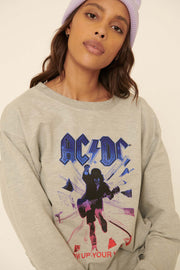 AC/DC Blow Up Your Video Graphic Sweatshirt - ShopPromesa