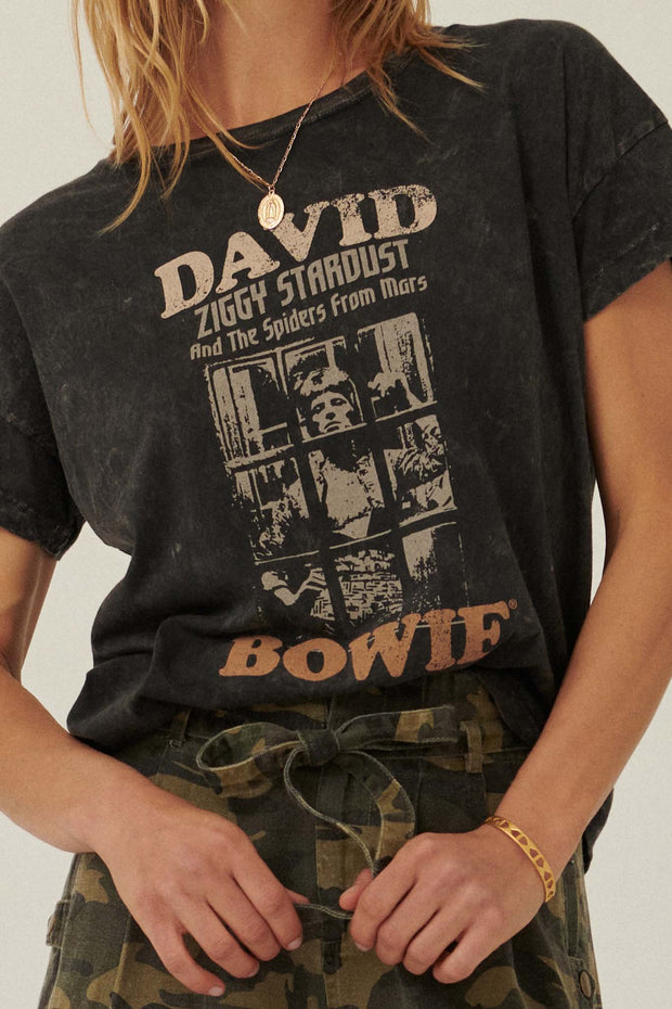 David Bowie Ziggy Stardust Album Graphic Tee - ShopPromesa
