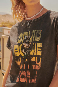 David Bowie Hunky Dory Vintage-Wash Graphic Tee - ShopPromesa