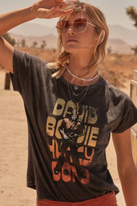 David Bowie Hunky Dory Vintage-Wash Graphic Tee - ShopPromesa