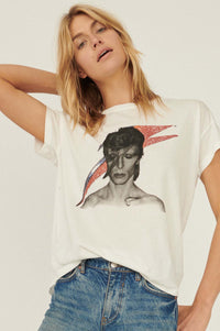 David Bowie Ziggy Stardust Portrait Graphic Tee - ShopPromesa