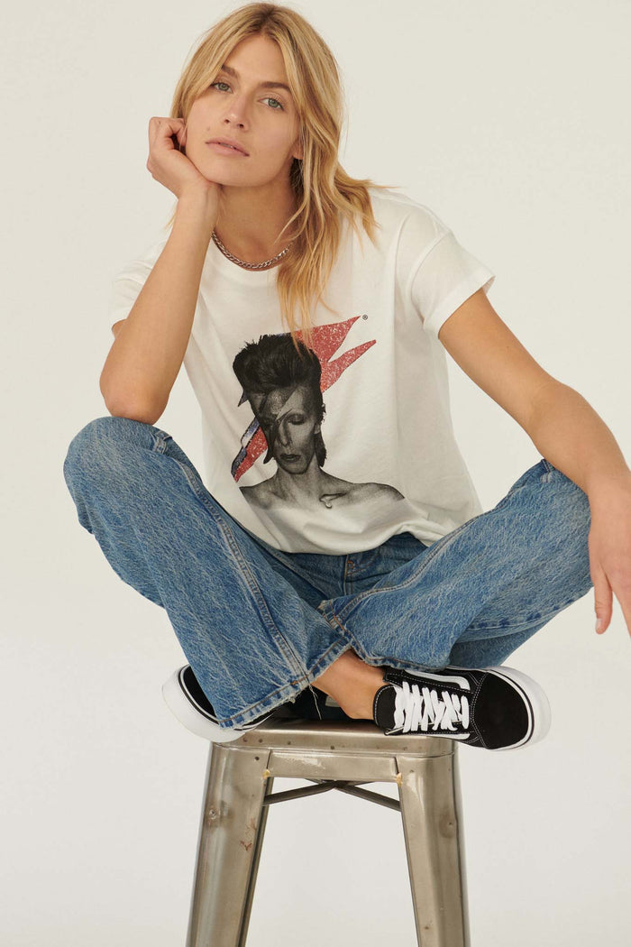 David Bowie Ziggy Stardust Portrait Graphic Tee - ShopPromesa