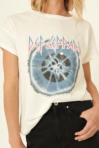 Def Leppard Adrenalize Vintage-Print Graphic Tee - ShopPromesa