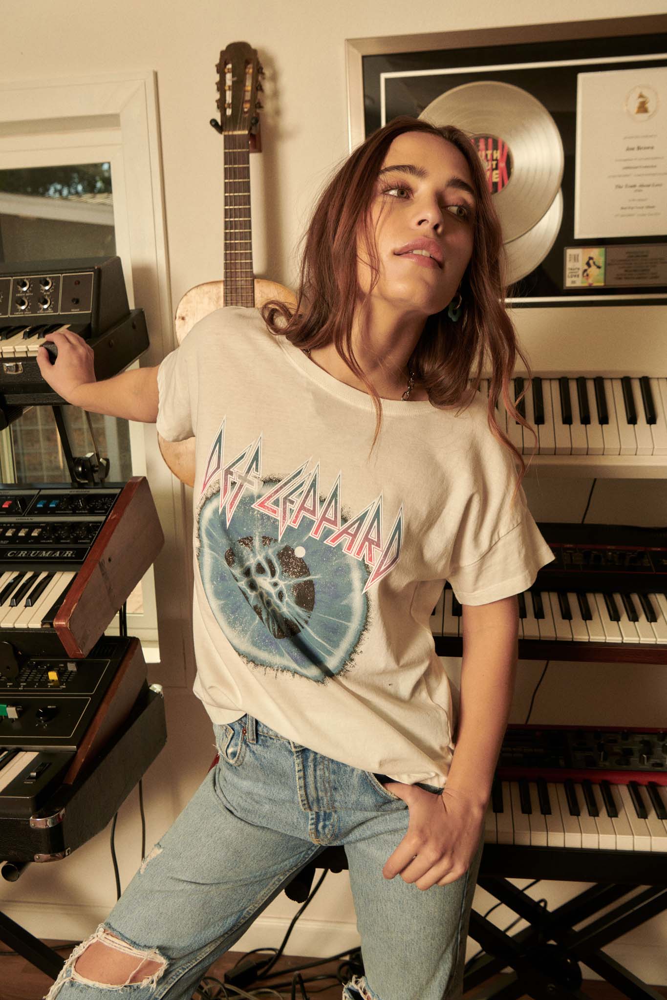 Def Leppard Adrenalize Vintage-Print Graphic Tee - ShopPromesa