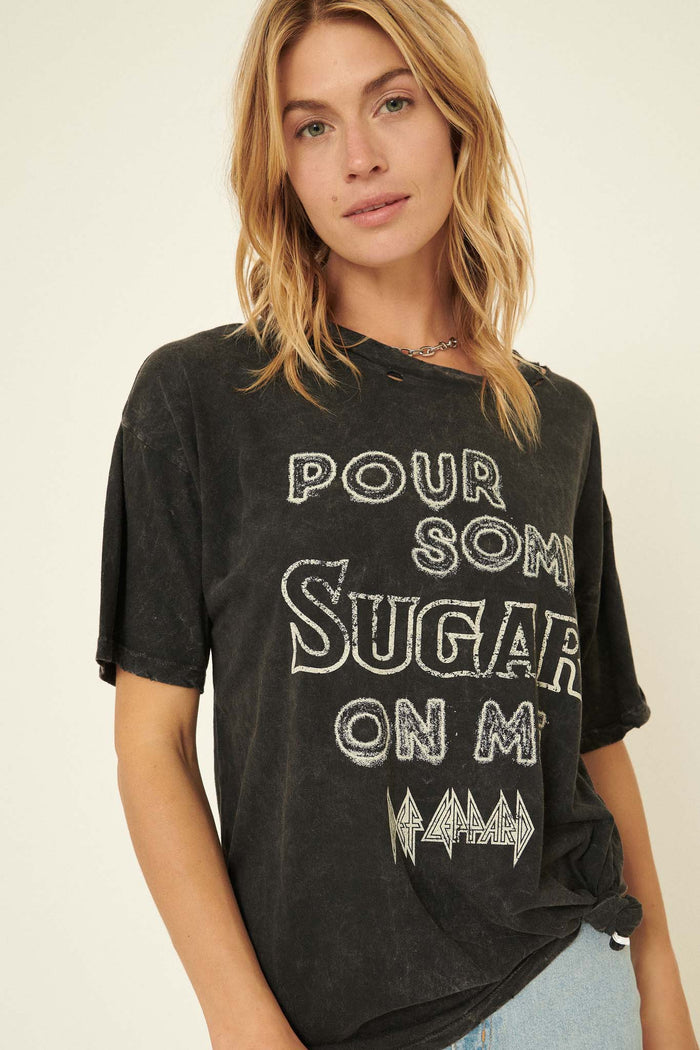 Def Leppard Pour Some Sugar on Me Graphic Tee - ShopPromesa