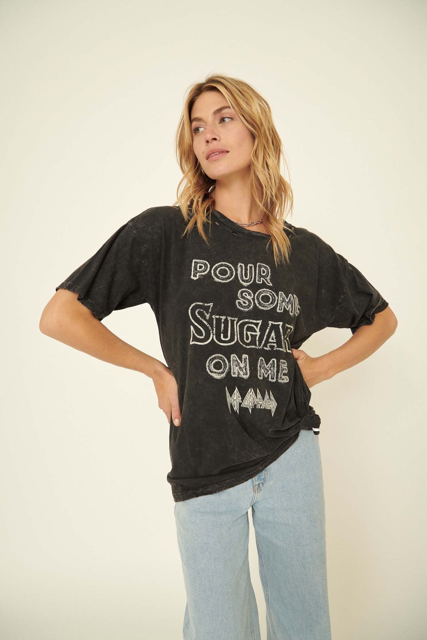 Def Leppard Pour Some Sugar on Me Graphic Tee - ShopPromesa