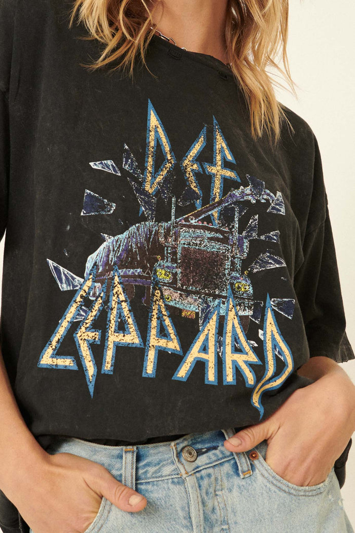 Def Leppard On Through the Night Graphic Tee - ShopPromesa