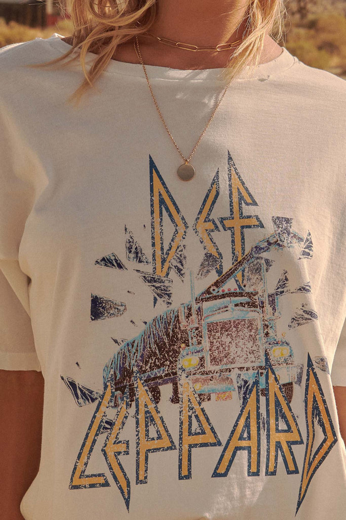 Def Leppard On Through the Night Graphic Tee - ShopPromesa