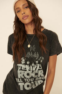 Def Leppard Rock Till You Drop Graphic Tee - ShopPromesa