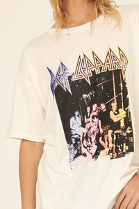 Def Leppard Portrait Distressed Graphic Tee - ShopPromesa