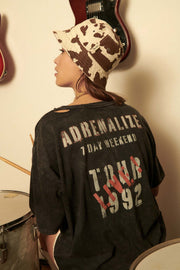 Def Leappard Adrenalize Tour Oversize Graphic Tee - ShopPromesa