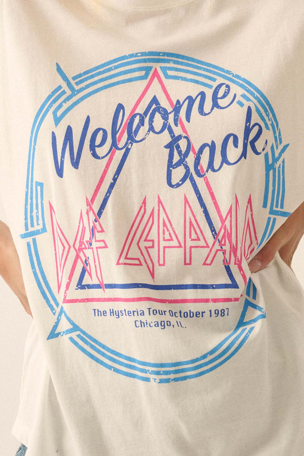 Def Leppard Welcome Back Graphic Tee - ShopPromesa