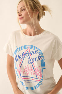 Def Leppard Welcome Back Graphic Tee - ShopPromesa