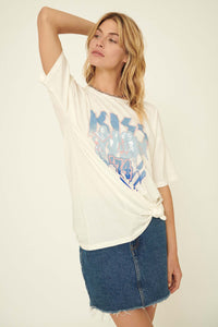 KISS 74 Oversized Distressed Graphic Tee - ShopPromesa