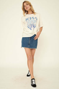 KISS 74 Oversized Distressed Graphic Tee - ShopPromesa