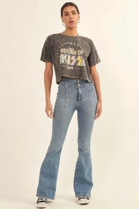 Return of KISS 1979 Cropped Graphic Tee - ShopPromesa