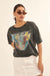 KISS Logo Distressed Vintage-Wash Graphic Tee - ShopPromesa