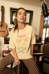 Pink Floyd Distressed Oversize Graphic Tee - ShopPromesa