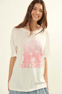 Pink Floyd Portrait Distressed Graphic Tee - ShopPromesa