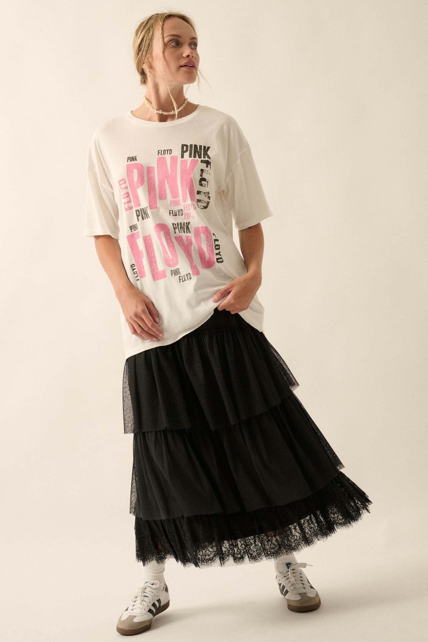 Pink Floyd Oversized Graphic Tee - ShopPromesa