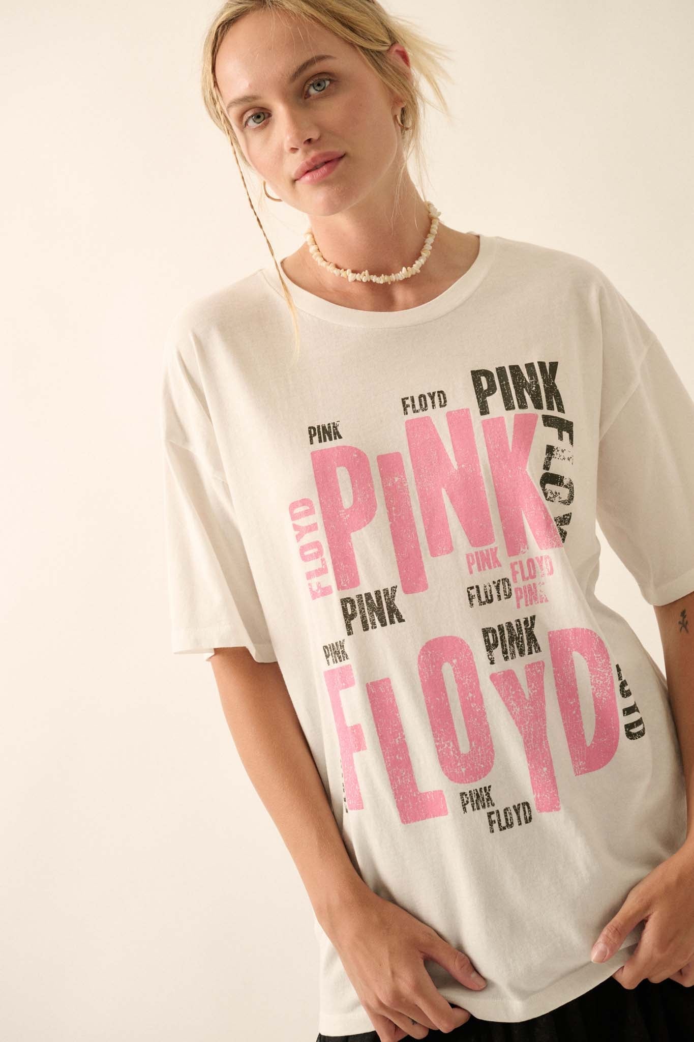 Pink Floyd Oversized Graphic Tee - ShopPromesa